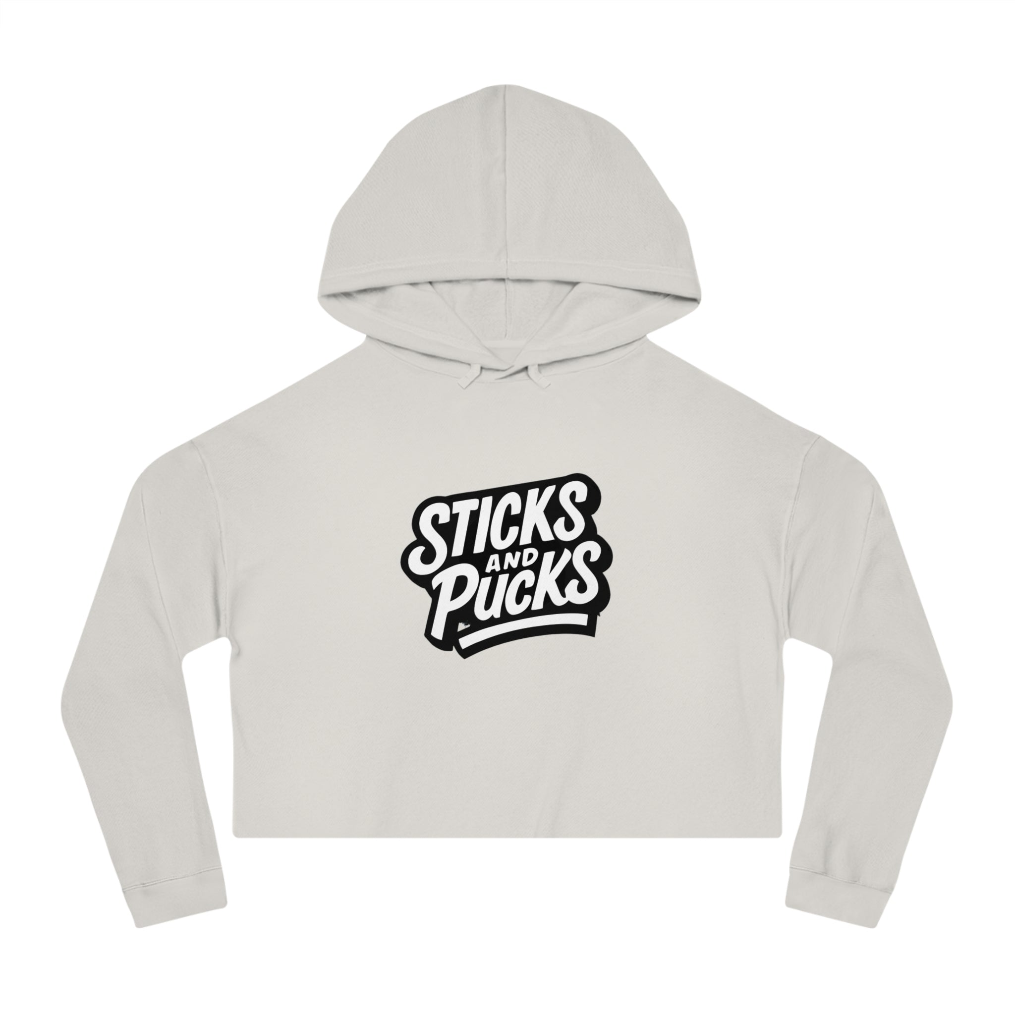 Women's Sticks and Pucks Cropped Launch Hoodie