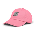 Sticks and Pucks Distressed Hat