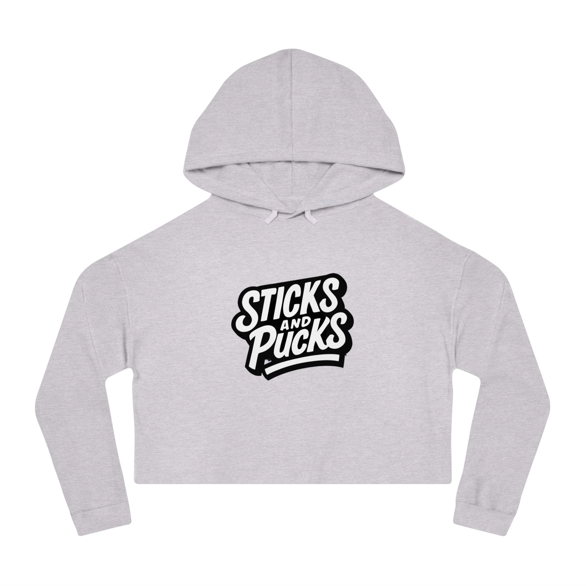 Women's Sticks and Pucks Cropped Launch Hoodie