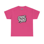 Mens Sticks and Pucks Launch Tee