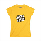 Women's Sticks and Pucks Launch Tee