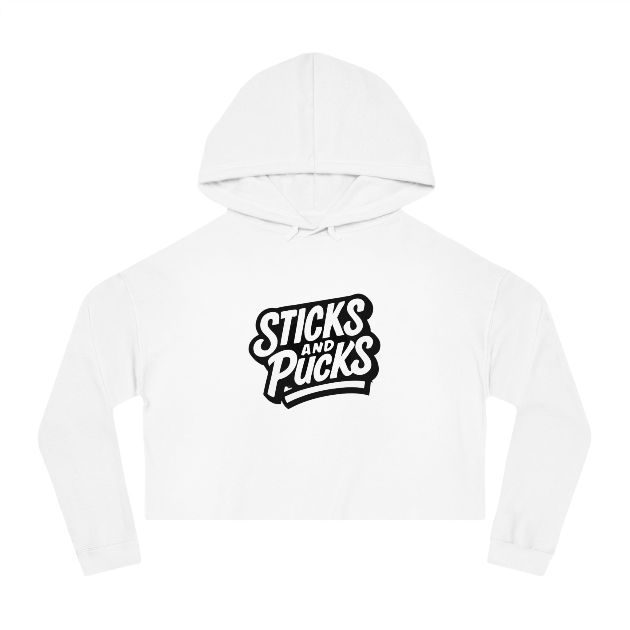 Women's Sticks and Pucks Cropped Launch Hoodie